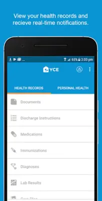 YCE android App screenshot 2